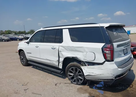 2021 Chevrolet Suburban 4Wd Z71 из США, поврежденный, VIN 1GNSKDKD7MR160749